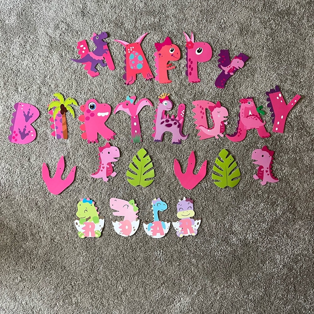 Dinosaur birthday decorations